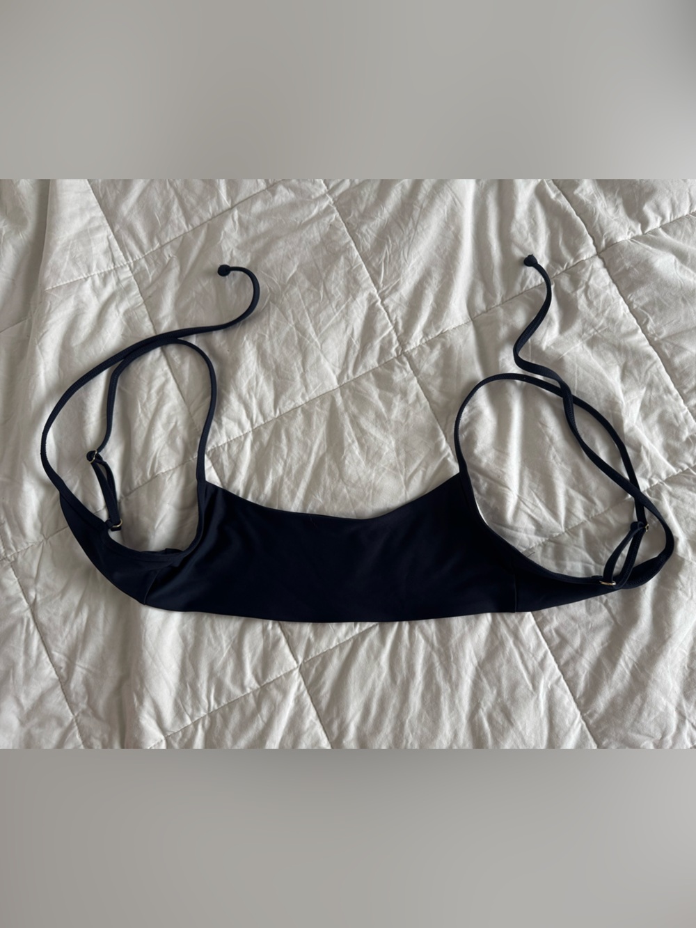 Skatie Navy Blue Bikini Top